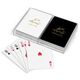 Elegant 50th Anniversary Double Deck Playing Cards Image 1 of 2